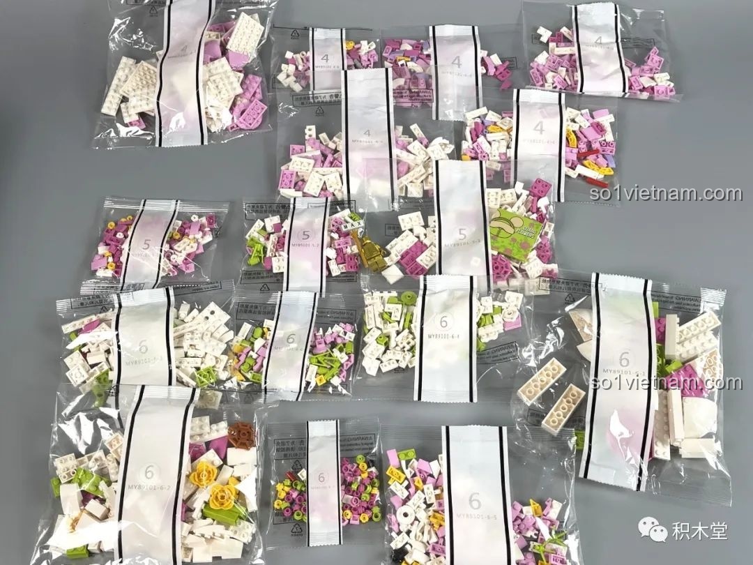 Các túi chi tiết cho bước 2 của MOYU BLOCK MY89101