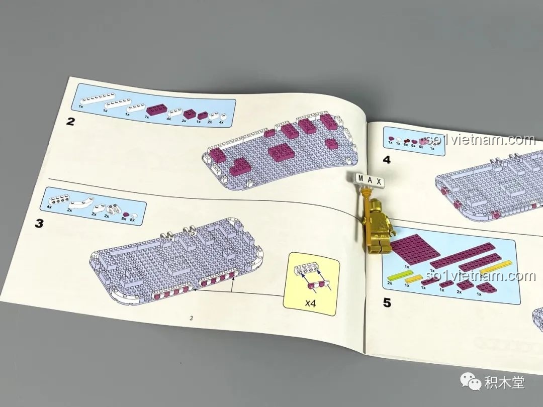 Các túi chi tiết cho bước 5 của MOYU BLOCK MY89101