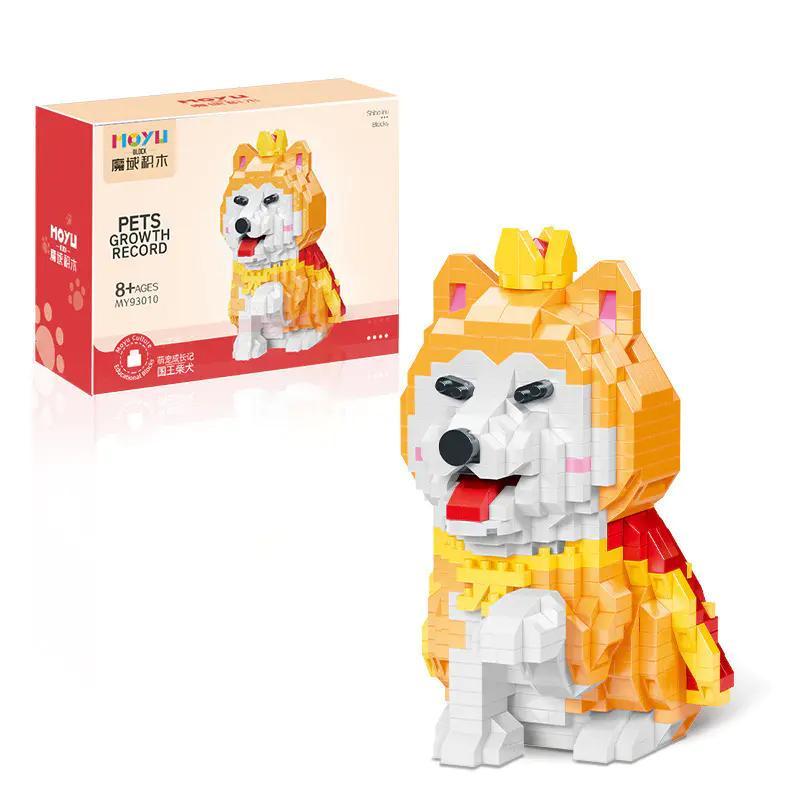 bộ đồ chơi Mô hình Chó Shiba Inu Vua MOYU BLOCK MY93010 cho Con gái 8 tuổi, giá tốt