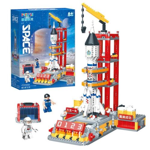 Bộ đồ chơi lắp ráp tên lửa không gian MOYU BLOCK MY95034 cho bé trai 8 tuổi, mô hình thám hiểm vũ trụ giá tốt