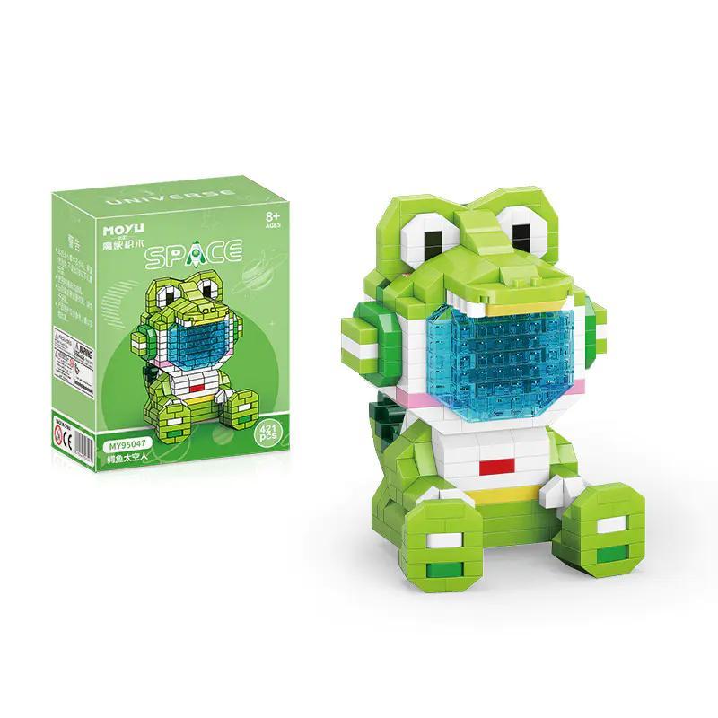 Bộ đồ chơi MOYU BLOCK MY95047 Cá Sấu Phi Hành Gia 421 Mảnh Ghép Sáng Tạo cho bé 8 tuổi
