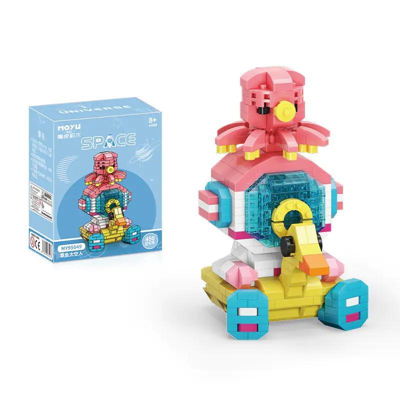 Bộ đồ chơi MOYU BLOCK MY95049 Bạch Tuộc Phi Hành Gia 450 chi tiết cho bé 8 tuổi