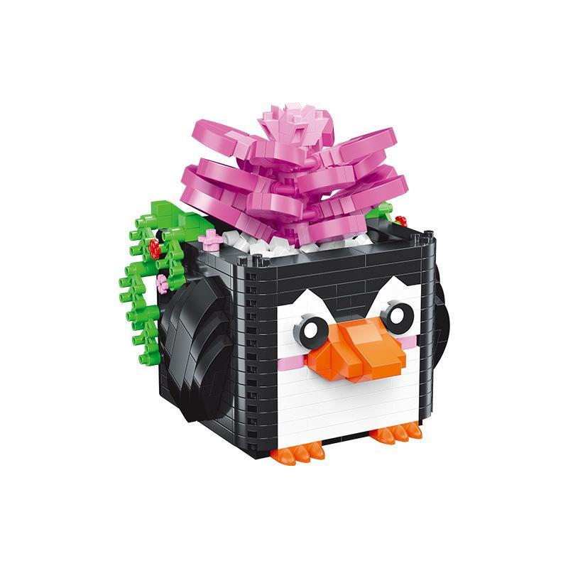 Bộ lắp ghép Cây mọng nước Chim cánh cụt MOYU BLOCK MY97036, đồ chơi mô hình Chim cánh cụt cho bé 8 tuổi, giá rẻ, chất lượng cao, giúp bé phát triển tư duy sáng tạo.