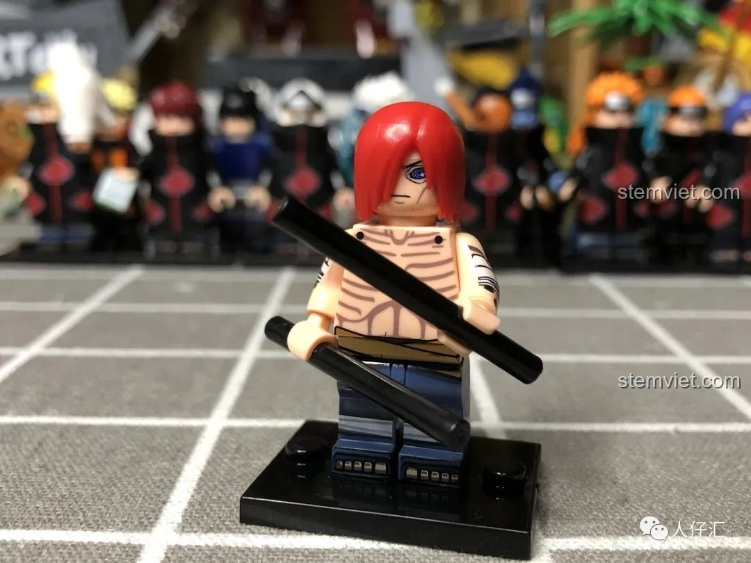 Minifigure Nagato WM2091 cầm vũ khí, sẵn sàng chiến đấu.