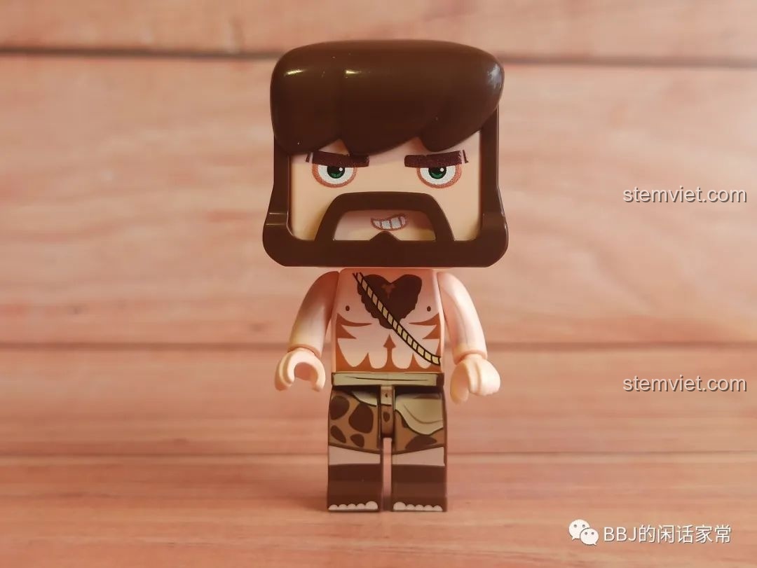 Nhân vật Tù trưởng đã hoàn thiện của bộ QMAN 4906 Mini World, một mô hình Cảnh game Mini World cho trẻ 6 tuổi.