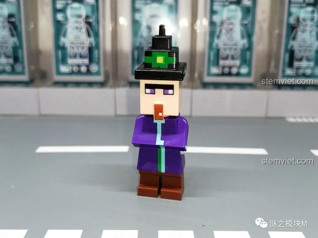 Nhân vật Witch Minecraft màu tím từ bộ XINH X0324