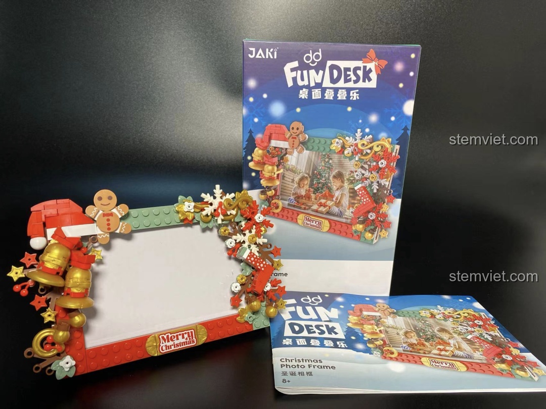 Thông báo chương trình bốc thăm trúng thưởng của JAKI với sản phẩm Hộp nhạc Giáng Sinh. Đồ chơi lắp ráp Giáng Sinh có nhạc.