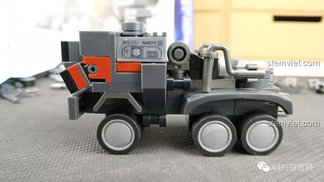 Phần đầu kéo của xe tải SEMBO 107001 sau khi hoàn thành lắp ráp.