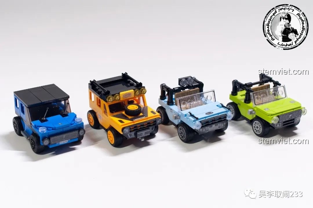 Nhóm xe đua từ bộ Forange FC8279: McLaren Senna, AE86, Dodge Charger, Porsche 911.