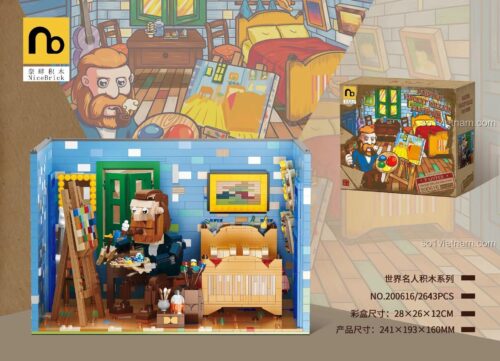 Hộp sản phẩm Vincent Willem Van Gogh NiceBrick 200616