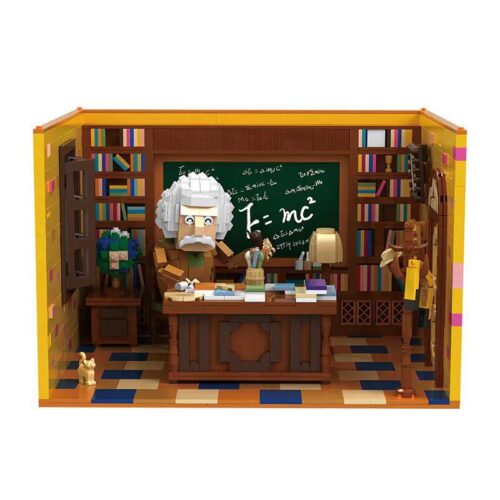 Bộ lắp ghép mô hình Albert Einstein NiceBrick 200618, đồ chơi trí tuệ cho bé trai 6 tuổi, giá rẻ.