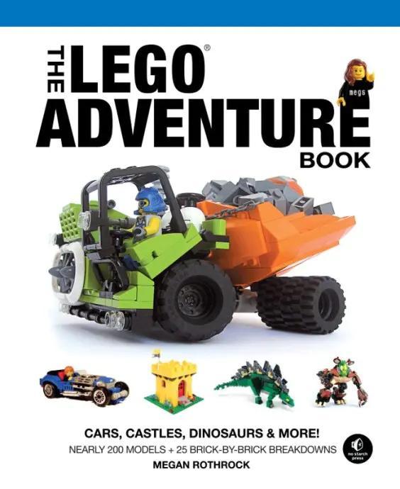 No Starch Press ISBN9781593274429 Sách hướng dẫn lắp ráp LEGO® Adventure Book Vol. 1, khơi nguồn sáng tạo không giới hạn cho bé trai, bé gái 8 tuổi, giá tốt
