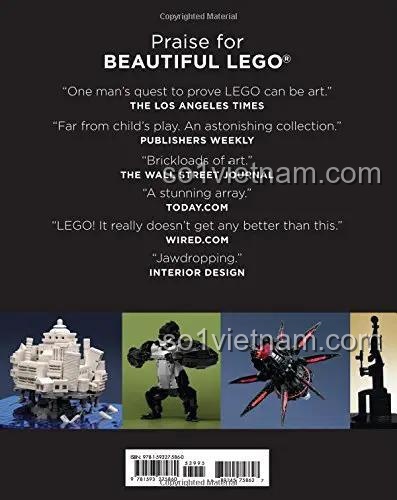 Lời khen ngợi cho sách Beautiful LEGO® 2: Dark No Starch Press, tuyển tập tác phẩm LEGO® độc đáo, kích thích tư duy sáng tạo cho người yêu nghệ thuật.