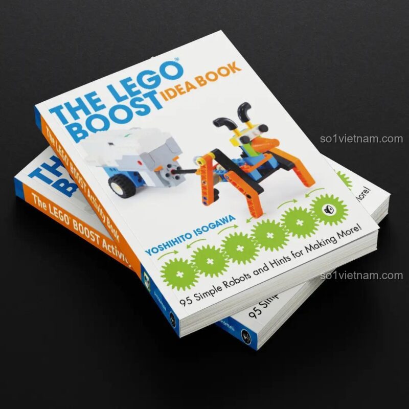 Sách robot LEGO BOOST ISBN9781593279844, bìa sách chất lượng cao, món quà tiết kiệm cho bé gái 8 tuổi yêu khoa học.