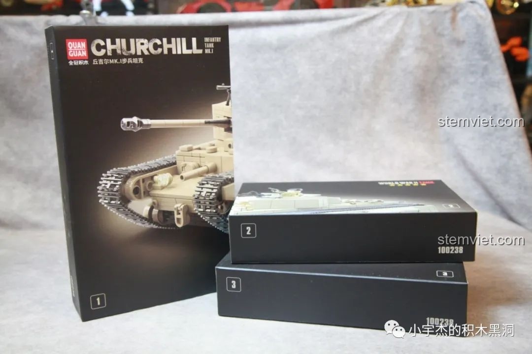 Nội thất xe tăng Churchill MK.I QUANGUAN 100238