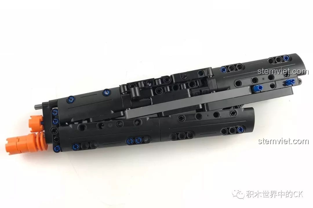 Nòng súng MP5 CaDA C81006 hoàn chỉnh sau khi lắp ráp, sẵn sàng gắn vào thân súng.