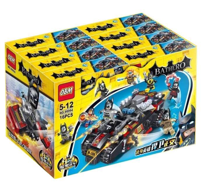Bộ đồ chơi OBM 99994 Xe chiến đấu Batman 8 kiểu, 389 mảnh ghép, dành cho bé trai 5-12 tuổi, giá tốt