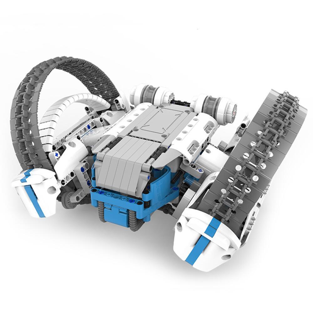 Mô hình đồ chơi lắp ghép Robot Bánh Xích Đảo Ngược ONEBOT OBFV05AIQI với thiết kế bánh xích độc đáo, phù hợp cho con trai 10 tuổi.