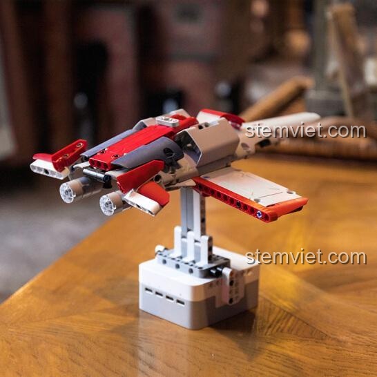 Mô hình máy bay chiến đấu từ bộ lắp ráp Nezha Transformers ONEBOT OBTFS27AIQI, đồ chơi mô hình thông minh, rèn luyện kỹ năng cho bé trai.