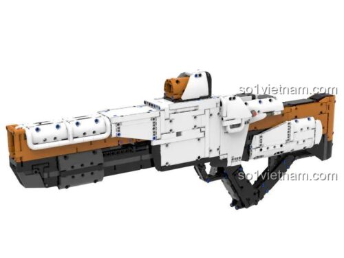 Mô hình súng Defender Launcher ONEBOT XJXL08IQI màu trắng cam