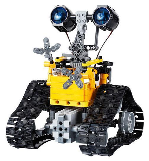 Bộ đồ chơi Robot Wall-E PANGU PG-13011 Robot Lập Trình Điều Khiển Wall-E màu vàng đen, đồ chơi lắp ráp cho bé trai 8 tuổi, giá tốt