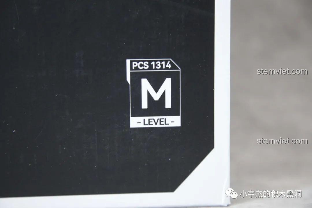 Thông tin về cấp độ M của bộ lắp ráp PanlosBrick 673001 Pagani V12.