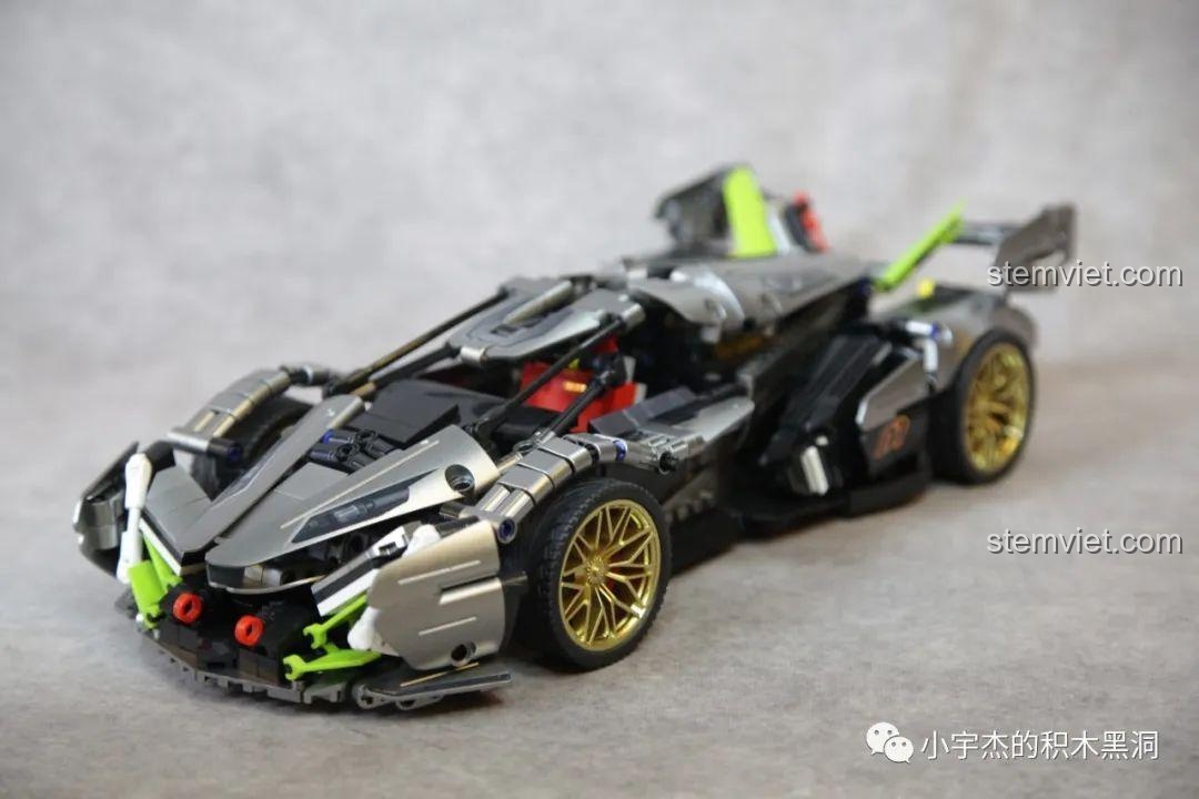 Lời kêu gọi theo dõi kênh để cập nhật các video mới về đồ chơi lắp ráp.