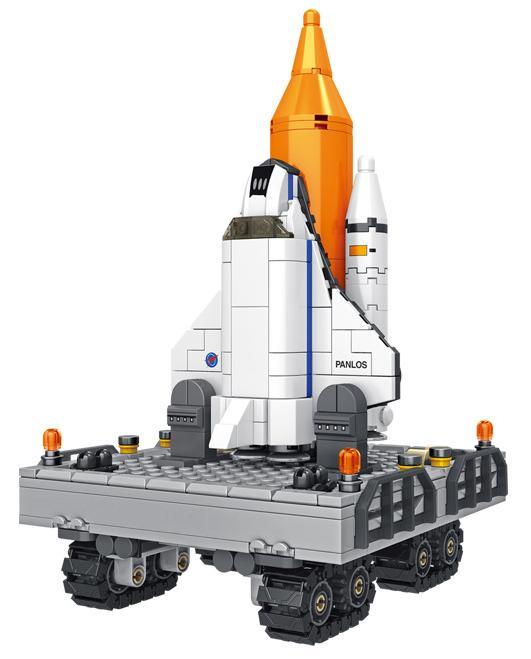 Mô hình bộ lắp ráp Xe Vận Chuyển Tàu Con Thoi Panlos 691008 chi tiết, phù hợp cho con trai 6 tuổi.