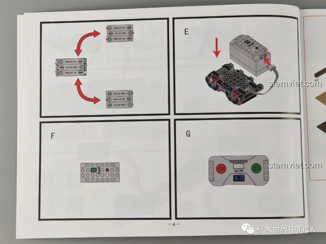 Hướng dẫn chi tiết cách lắp đặt động cơ vào mô hình tàu hỏa Panlos Brick 613005 Ga Tàu Hỏa Giáng Sinh.