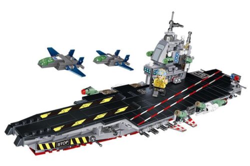 Bộ lắp ghép Panlos Brick 633003C Tàu Sân Bay Hạt Nhân 8 trong 1 với 725 chi tiết, đồ chơi mô hình quân sự cho bé trai 6 tuổi, giá tốt.