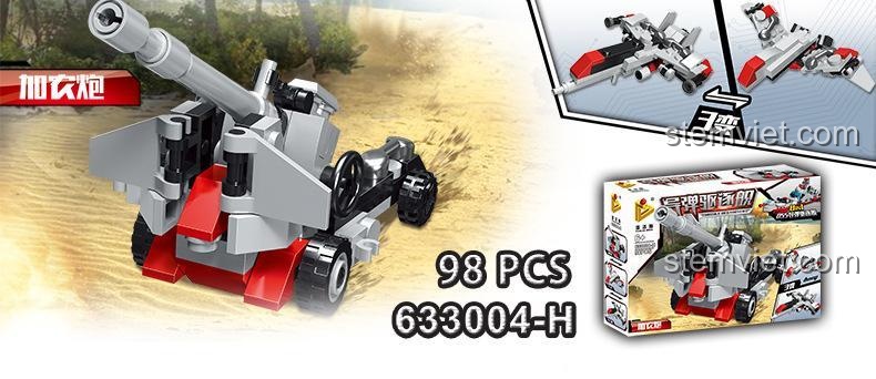 Panlos Brick 633004-H Tên lửa Tàu khu trục - Hộp sản phẩm
