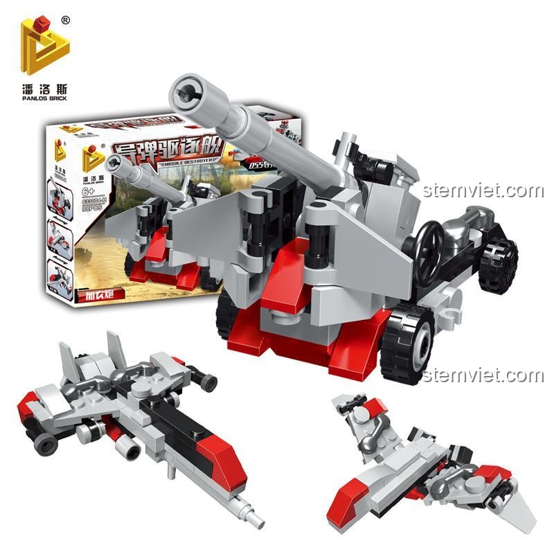 Panlos Brick 633004-H Tên lửa Tàu khu trục - Mô hình pháo tự hành