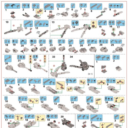Sách Hướng Dẫn Lắp Ráp Máy bay vận tải Osprey 8 trong 1 Panlos Brick 633022H