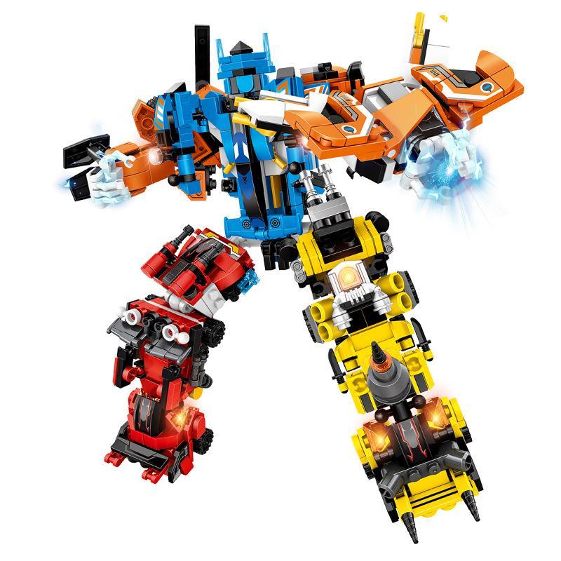 Robot Warrior Panlos Brick 633026 lắp ráp thành robot lớn