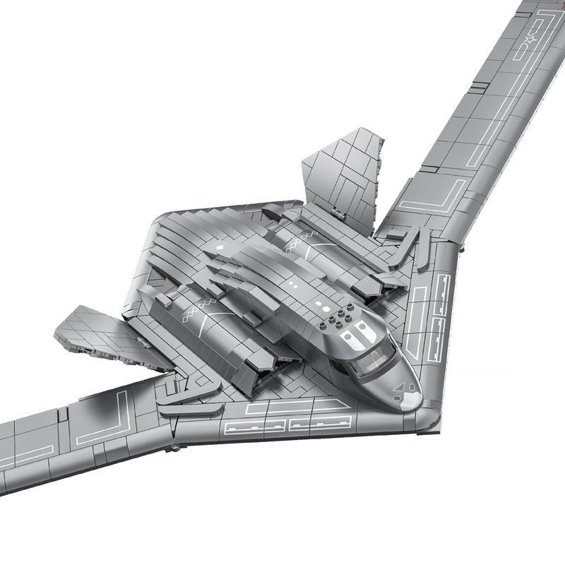 Mô hình lắp ráp máy bay ném bom tàng hình H-20 Panlos Brick 639026, một bộ đồ chơi mô hình chi tiết dành cho con trai trên 6 tuổi.