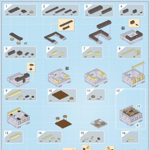 Sách Hướng Dẫn Lắp Ráp Cây Cảnh Mini Panlos Brick 655013 PDF gốc chất lượng cao