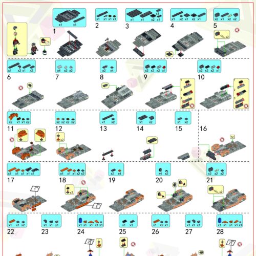 Sách Hướng Dẫn Lắp Ráp Panlos Brick 666028 Kiệt tác đường đua McLaren Senna