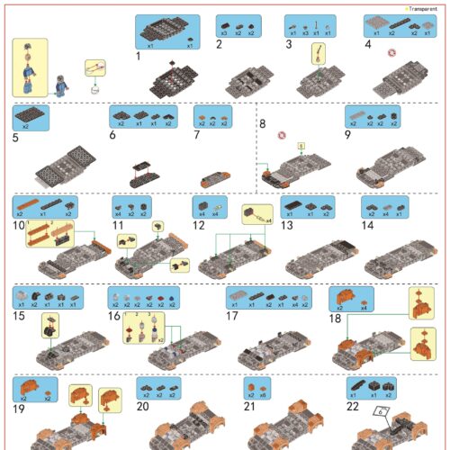 Sách Hướng Dẫn Lắp Ráp Panlos Brick 666035 Mazda RX-7 - Hướng dẫn lắp ráp Panlos Brick 666035 Mazda RX-7