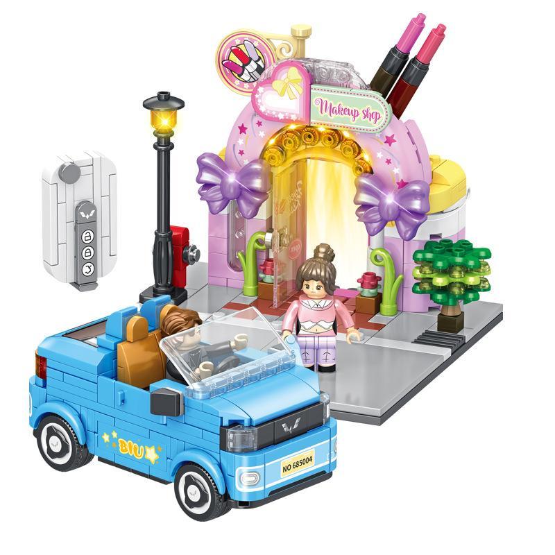 bộ lắp ráp Cửa hàng mỹ phẩm Panlos Brick 685004 cho bé gái 6 tuổi, giá rẻ