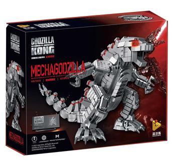 Hộp bộ lắp ghép Panlos Brick 687303 Mô hình MechaGodzilla Q-bản 1072 mảnh, đồ chơi mô hình robot chiến đấu cho bé trai 6 tuổi, giá tốt