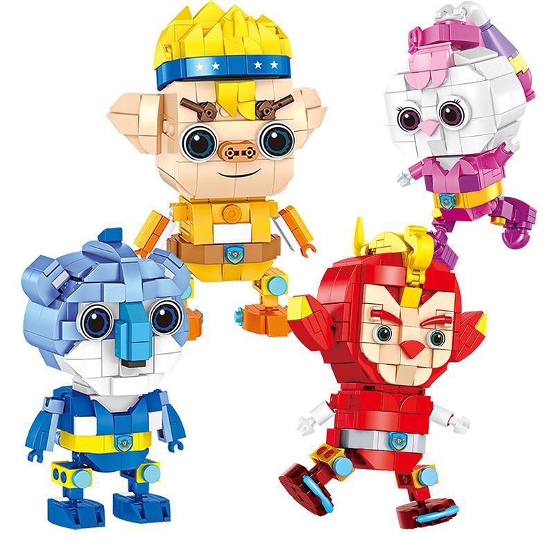 Bộ lắp ráp Figure Vệ Binh Vũ Trụ Phong Bạo Panlos Brick 689002C và 3 mẫu khác trong cùng series, đồ chơi cho bé trai 6 tuổi giá rẻ.