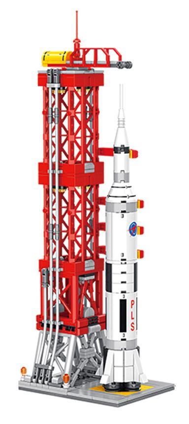 Mô hình lắp ráp Bệ Phóng Tên Lửa Saturn V Panlos Brick 691007 cho bé trai 6 tuổi, giá rẻ.