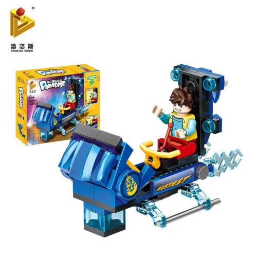 Bộ lắp ghép Xe đua trò chơi điện tử Panlos Brick 692002 cho bé trai 6 tuổi, mô hình máy chơi game đua xe giá rẻ.