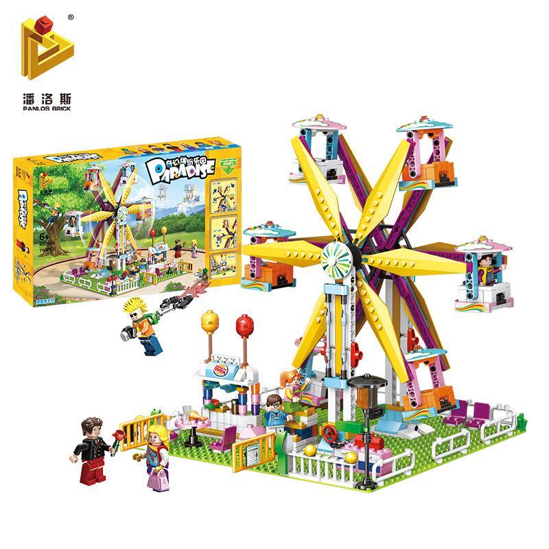 Bộ lắp ghép Panlos Brick 692009 Vòng quay lãng mạn công viên giải trí, đồ chơi xếp hình cho bé gái 6 tuổi giá tốt