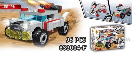 PanlosBrick 633004-F Tên lửa Tấn công bộ đồ chơi 8 trong 1