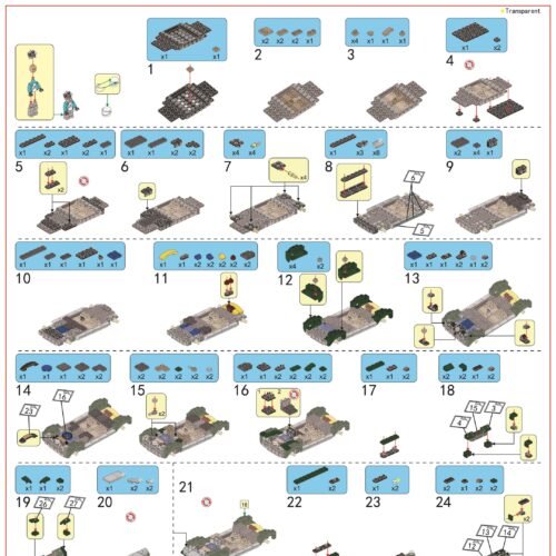 Ford Mustang Fastback PanlosBrick 666033 sách PanlosBrick 33 Xe thể thao Ford Mustang Fastback