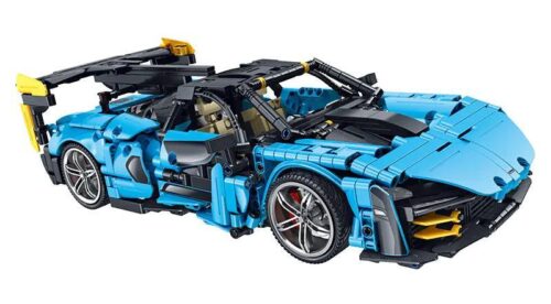 Bộ lắp ghép McLaren Senna GTR PanlosBrick 673002, đồ chơi mô hình siêu xe đua tỉ lệ 1:14 cho con trai 18 tuổi, giá tốt