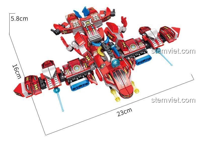 Kích thước mô hình Ultraman飞船