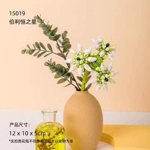 Bộ lắp ghép Hoa Bách Hợp Bethlehem Star Pantasy 15019, mô hình hoa lắp ghép chất lượng cao, quà tặng ý nghĩa cho bé gái 6 tuổi, giá tốt