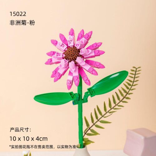 Pantasy 15023 Bộ lắp ghép Hoa Cúc Hồng Vàng